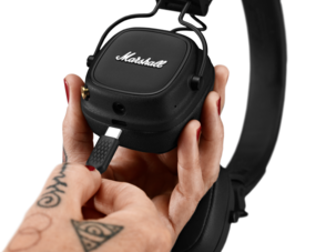 Marshall Major IV, langattomat on-ear-kuulokkeet