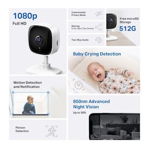 TP-Link Tapo C100 Langaton valvontakamera WiFi