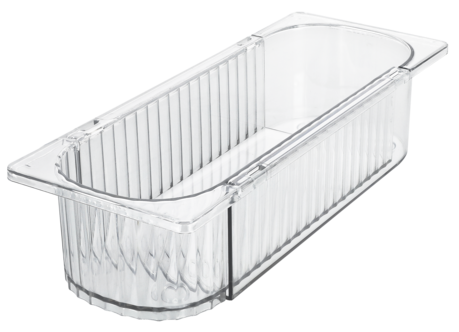 Laatikon jakaja säädettävä, läpinäkyvä