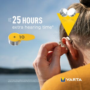 Varta HAB 10 hörapparatsbatteri 1,4 V, 8-pack
