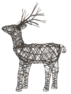 Ren med LED-belysning, 65 cm