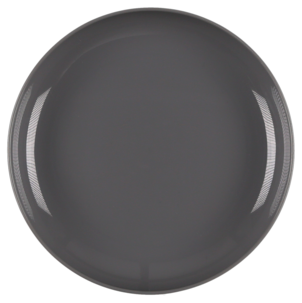 Plasttallerkener grå 20 cm, 4-pakning