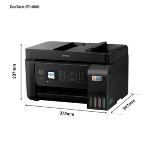Epson Ecotank ET-4800 Tulostin, jossa faksi, skanneri ja LCD-näyttö