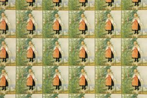 Julpapper 6 m x 70 cm, Carl Larsson