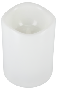 Blockljus LED med timer utomhus, vitt, Northlight