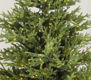 Aidon näköinen joulukuusi 210 cm, mikro-LED-valot ja ajastin