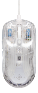 Deltaco DM330, transparent gamingmus med RGB