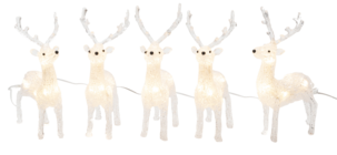 Konstsmide Koristevalaisin Porot 5 kpl LED
