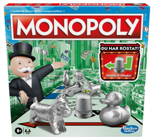 Monopol Classic Hasbro brädspel, från 8 år