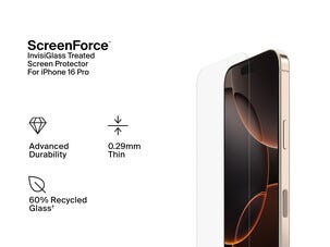 Belkin Recycled InvisiGlass iPhone 16 Pro skärmskydd