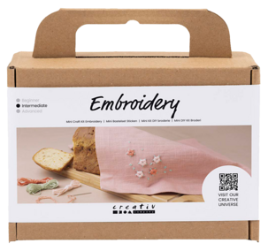 Creativ Company DIY Broderi Kit servett, nybörjare