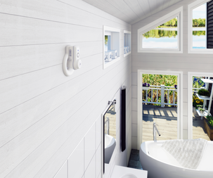 Pax Passad 31 badrumsfläkt med kallrasspjäll