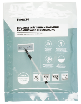Anza engångstvätt för vägg & tak, 2-pack