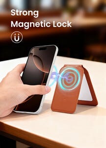 Anmiki magnetisk kortholder til mobil med speil