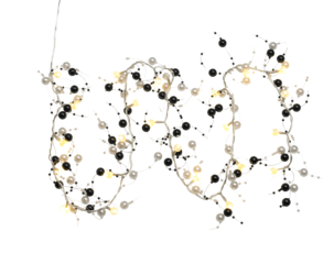 Paristokäyttöinen valoketju Pearl