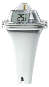 Digitalt bassengtermometer med trådløs innendørsmottaker