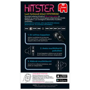 Hitster Seurapeli 100 vuotta hittejä, 15+ vuotta