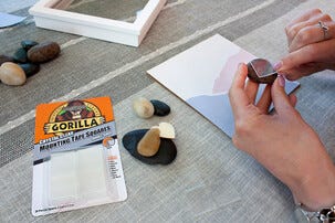 Gorilla monteringstape, ruter 2,5 x 2,5 cm, 24-pakning