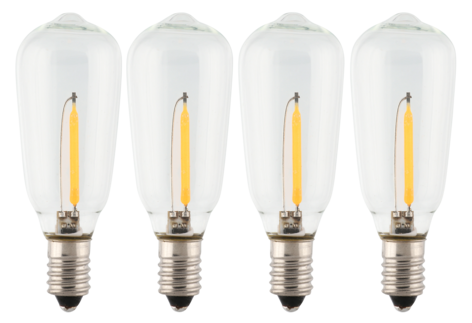 E10 LED-lampor till adventsljusstake, 10-55 V, 4-pack
