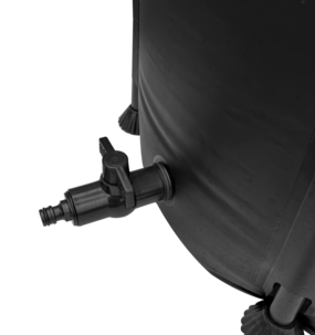 Hopfällbar vattentunna med tappkran, 225 liter