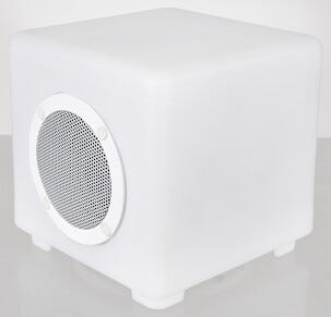 Högtalare med LED-belysning