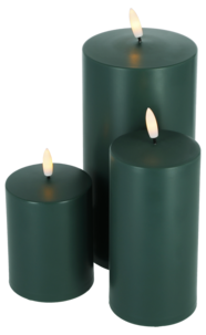 Blockljus LED med timer utomhus, grönt, Northlight