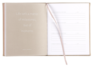 Päiväkirja Grateful Journal, beige