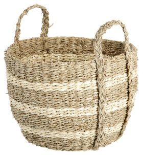 Förvaringskorg av sjögräs, 2-pack