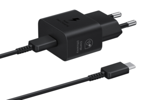 Samsung Power Adapter 25 W med USB-C-kabel, svart