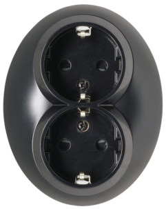 2-vägs vägguttag Schneider Renova