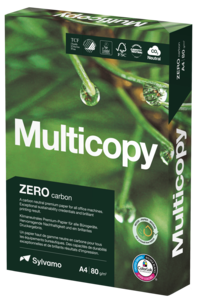 Multicopy Zero A4 80 g kopipapir, 2500-pakning