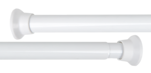 Stang til dusjforheng, hvit