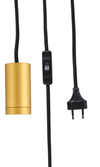 Northlight lampeholder med tekstilledning 