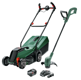 Bosch Ruohonleikkuri CityMower 18V-32-300 / Ruohotrimmeri Easy Grasscut 18-230