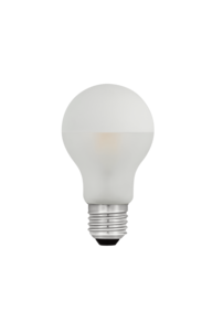 Varmhvit LED-pære E27 på 4,9 W og 470 lumen, dimbar