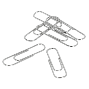 Gem 28 mm silver, 100-pack