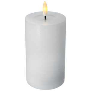 Northlight blockljus LED med timer, vitt