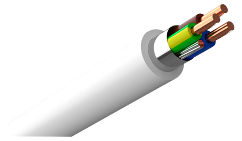 Kabel EXLQ 3G2,5, 25 m