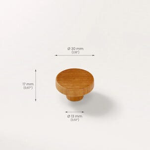 Prettypegs möbelknopp Lilian 30 mm 1-pack