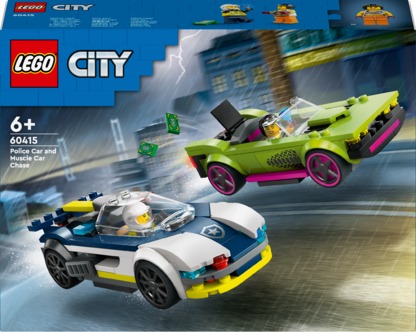 LEGO City Jakt med polisbil och muskelbil 60415, från 6 år