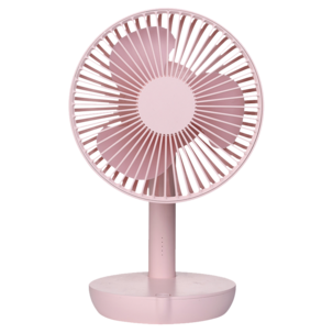 Pieni pöytätuuletin, ladattava tuuletin, USB, 5 nopeutta, 27 cm