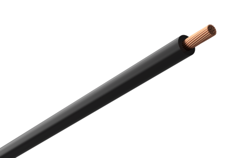 Amokabel RQ-kabel 6 mm², svart, 5 meter