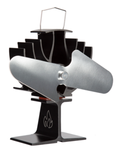 Kaminfläkt med 2 blad