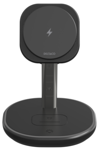 Deltaco 3-i-1 laddstation snabbladdning 15 W