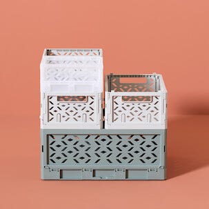 Klappboks av resirkulert plast, large 33 x 24,5 x 13,8 cm