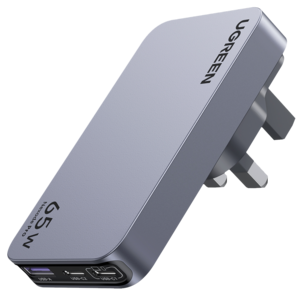 Ugreen Nexode Pro USB-C reiselader 65 W, 3 porter