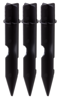Jordspyd 24 mm til solcellelampe, 3-pakning