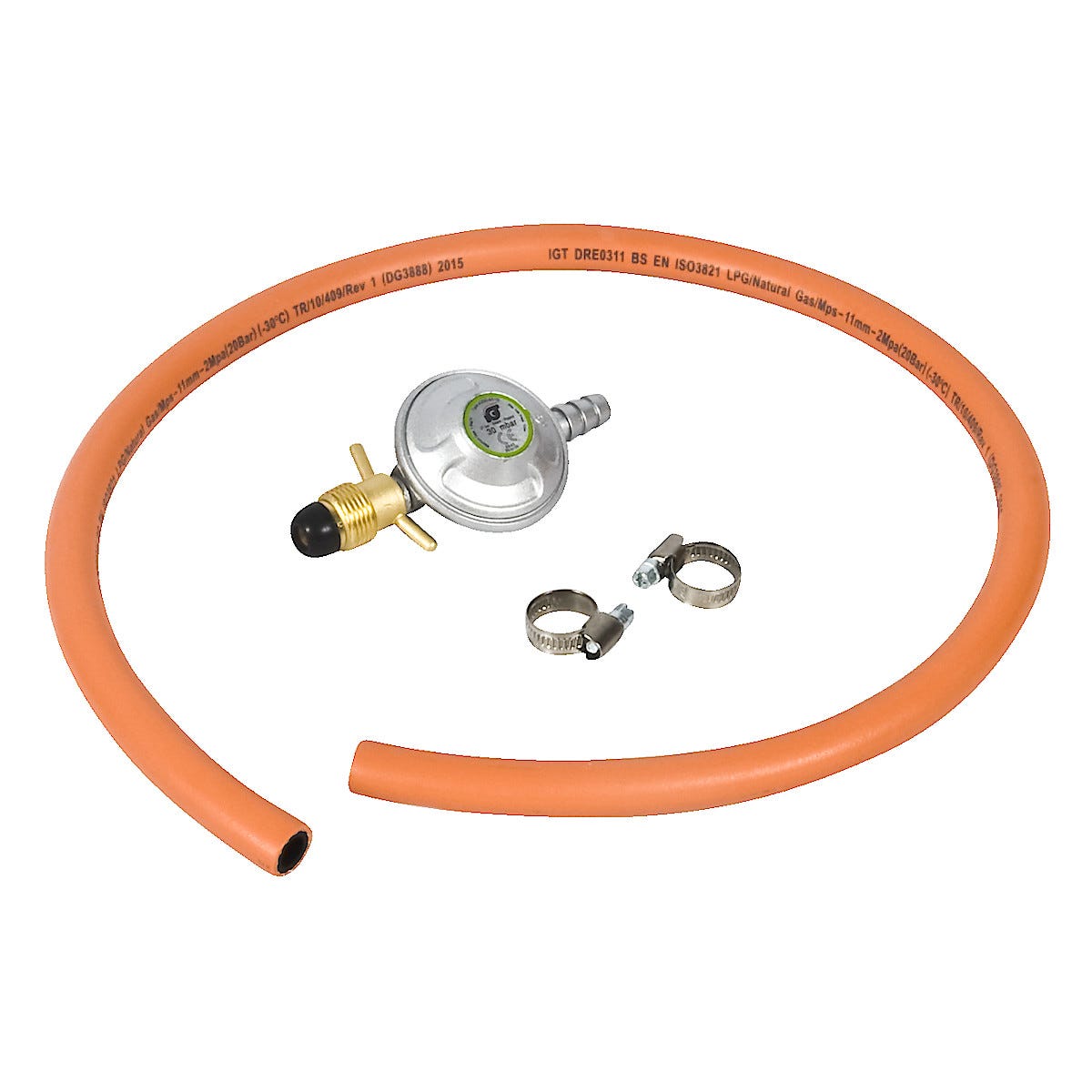 Regulatorset till gasolbrännare, Hällmark | Clas Ohlson Gasolregulator Weber 8454 | Clas Ohlson