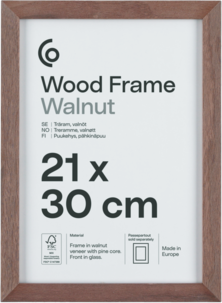 Fotoramme av FSC-merket tre på 21 x 30 cm