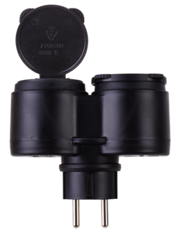 2-vägs förgreningskontakt IP44